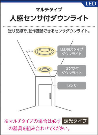 コイズミ照明 KOIZUMI LED高気密 人感センサ付ダウンライト