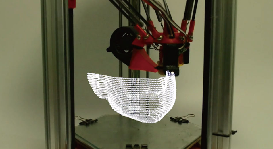 3Dプリンタが生み出す光の彫刻