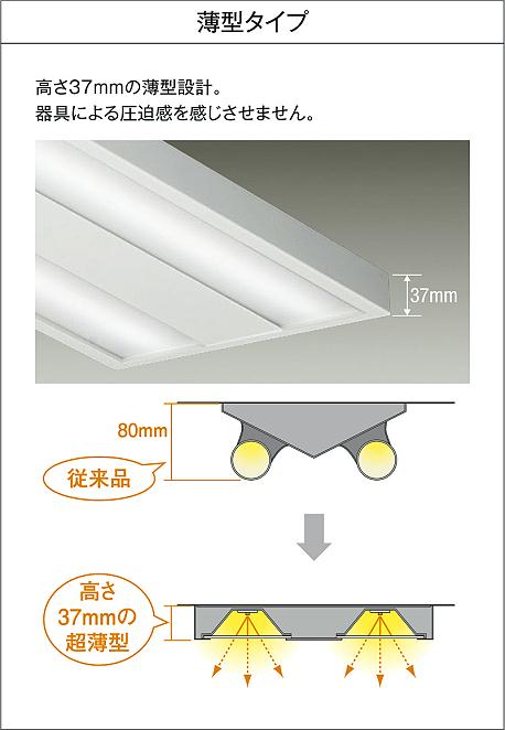DAIKO 大光電機 ベースライト DBL-4482WW | 商品情報 | LED照明器具の