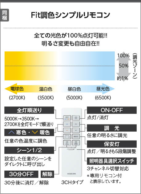 Koizumi コイズミ照明 シーリングAH48932L | 商品情報 | LED照明器具の