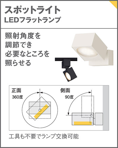 Panasonic スポットライト XAS3020VCE1 | 商品情報 | LED照明器具の