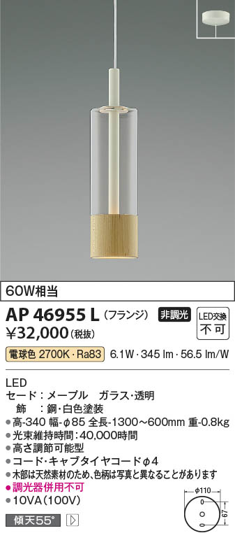Koizumi コイズミ照明 ペンダント AP46955L | 商品情報 | LED Koizumi コイズミ照明 ペンダント AP46955L | 商品情報 | LED