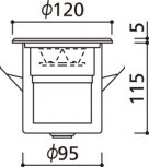 ODELIC ǥå XA253056 XA253056 饤 LED LED  ¾ 饤 ͷʰ̷