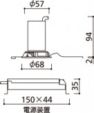 ODELIC ǥå ͶƳ XR506005P6B ̿3