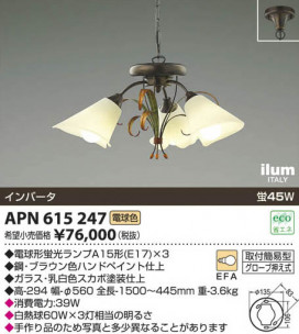 ߾ KOIZUMI ڥ APN615247 β
