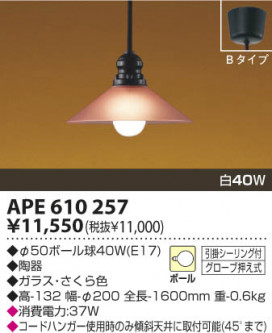 KOIZUMI APE610257 ̿1