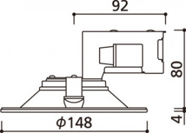 ODELIC ǥå LED 饤 OD261727 ̿3