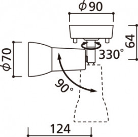 ODELIC ǥå LED ݥåȥ饤 OS256141LC ̿5
