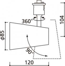 ODELIC ǥå ݥåȥ饤 OS256136NC ̿4