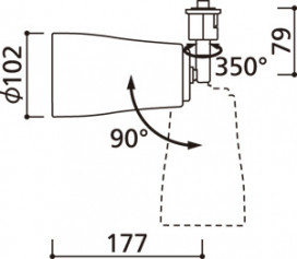 ODELIC ǥå ݥåȥ饤 OS256164ND1 ̿5