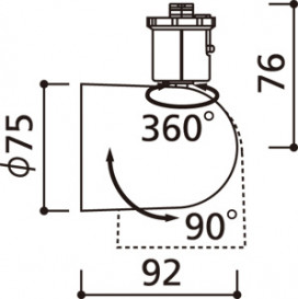 ODELIC ǥå ݥåȥ饤 OS256408 ̿3