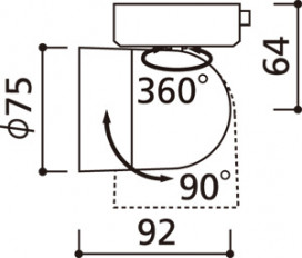 ODELIC ǥå ݥåȥ饤 OS256409 ̿3