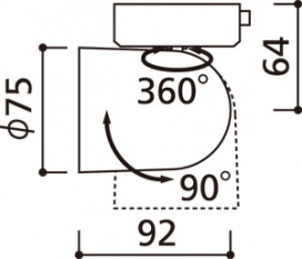 ODELIC ǥå ݥåȥ饤 OS256562BC ̿6