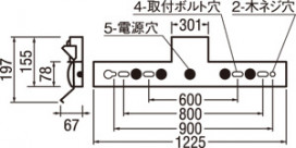 ODELIC ǥå ͶƳ XR506011P1C ̿1
