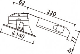 ODELIC ǥå 饤 OD361251BC ̿5