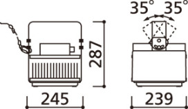 ODELIC ǥå ١饤 XL501049BC ̿4