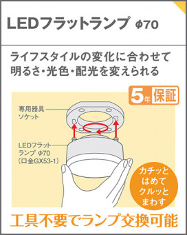 Panasonic ƥꥢݥåȥ饤 LGWC47124CE1 ̿4