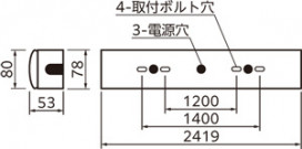 ODELIC ǥå ١饤 XL501009R4B ̿3
