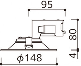 ODELIC ǥå ƥꥢ饤 OD261831R ̿2