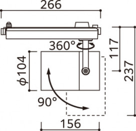 ODELIC ǥå ݥåȥ饤 XS511140R ̿4