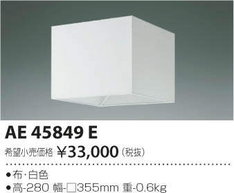 ߾ KOIZUMI  AE45849E ᥤ̿