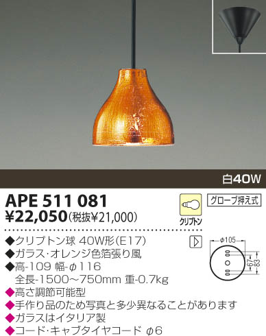 KOIZUMI APE511081 ᥤ̿