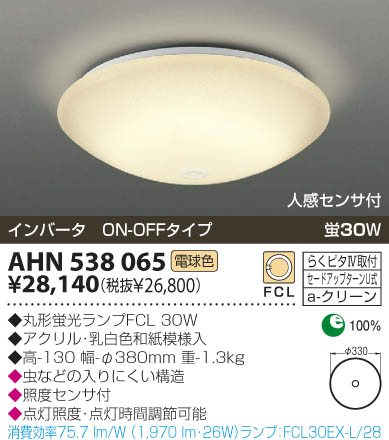 KOIZUMI AHN538065 ᥤ̿