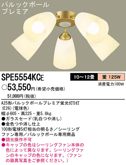 PANASONIC ѥʥ˥åŹ ǥꥢ SPE5554KCE ץ  panasonic spe5554kce