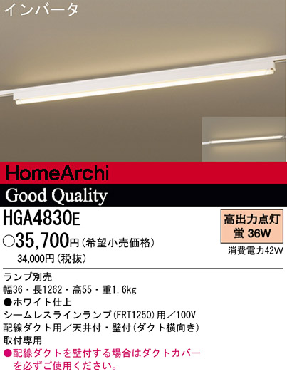ѥʥ˥åŹ PANASONIC 󥰥饤 HGA4830E Ϣ 󥰥饤 191200