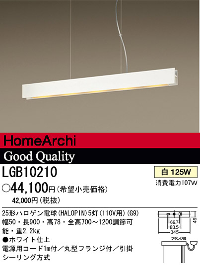 ѥʥ˥åŹ PANASONIC ڥ LGB10210 Ϣ ڥ 231240