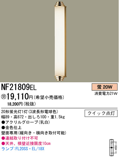 ѥʥ˥åŹ PANASONIC ֥饱å NF21809EL Ϣ ֥饱å 351360