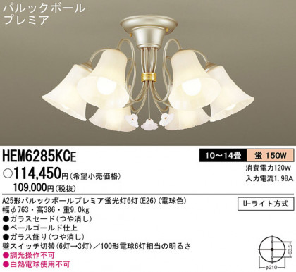 Panasonic ǥꥢ HEM6285KCE ᥤ̿