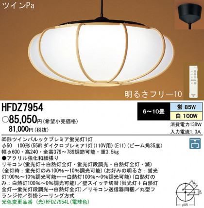 Panasonic ڥ  HFDZ7954 ᥤ̿