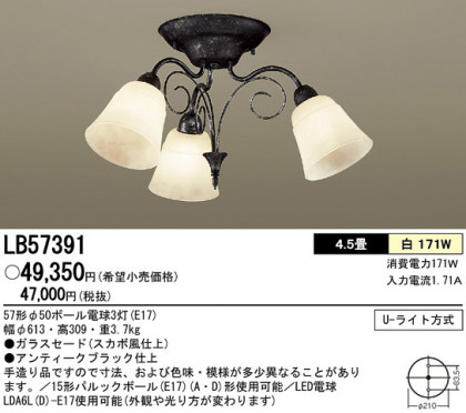 Panasonic ǥꥢ LB57391 ᥤ̿