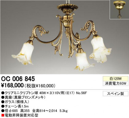ODELIC ǥå OC006845 OC006845 ڥȥ饤 Ǯ ꥢߥ˥ץȥ 饷å쥬 ѥ֥å|ư ǥꥢ  Ǯ|ڥȥ饤  Ǯ 100Wʾ