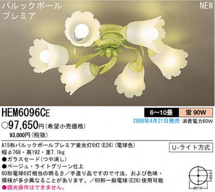 ѥʥ˥åŹ PANASONIC ǥꥢ HEM6096CE Ϣ ǥꥢ ʡTC̾õ flusso 3140
