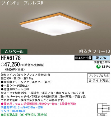 ѥʥ˥åŹ PANASONIC 󥰥饤 HFA6178 Ϣ 󥰥饤 151160