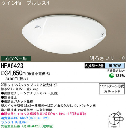 ѥʥ˥åŹ PANASONIC 󥰥饤 HFA6423 Ϣ 󥰥饤 151160