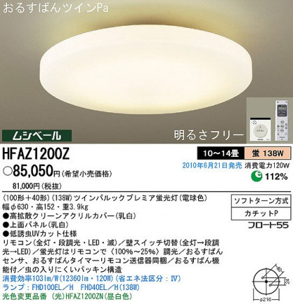 PANASONIC ѥʥ˥åŹ 󥰥饤 HFAZ1200Z ץ  panasonic hfaz1200z