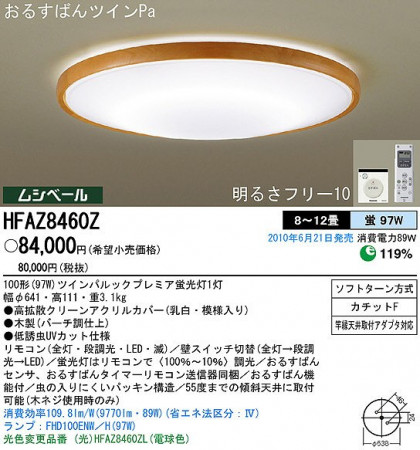 PANASONIC ѥʥ˥åŹ 󥰥饤 HFAZ8460Z ץ  panasonic hfaz8460z