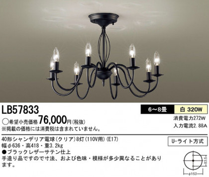 Panasonic ǥꥢ LB57833 ᥤ̿