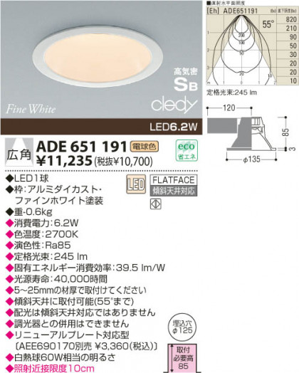KOIZUMI ADE651191 ᥤ̿
