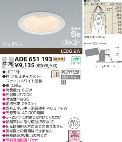 KOIZUMI ADE651193 ᥤ̿