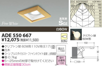 KOIZUMI ADE550667 ᥤ̿
