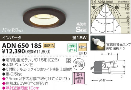 KOIZUMI ADN650185 ᥤ̿