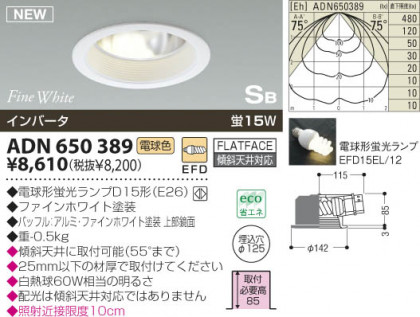KOIZUMI ADN650389 ᥤ̿