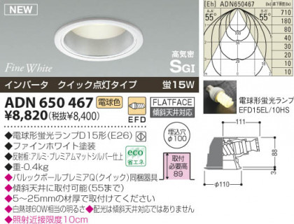 KOIZUMI ADN650467 ᥤ̿