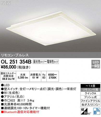 ODELIC ǥå 󥰥饤 OL251354B ᥤ̿