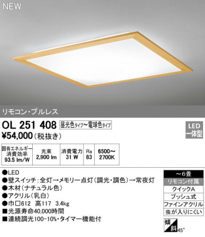 ODELIC ǥå 󥰥饤 OL251408 ᥤ̿
