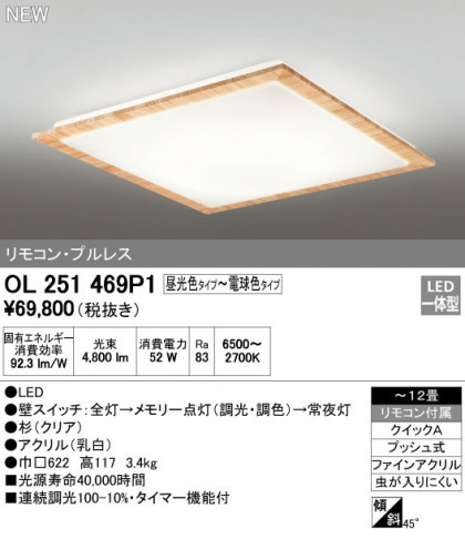 ODELIC ǥå 󥰥饤 OL251469P1 ᥤ̿